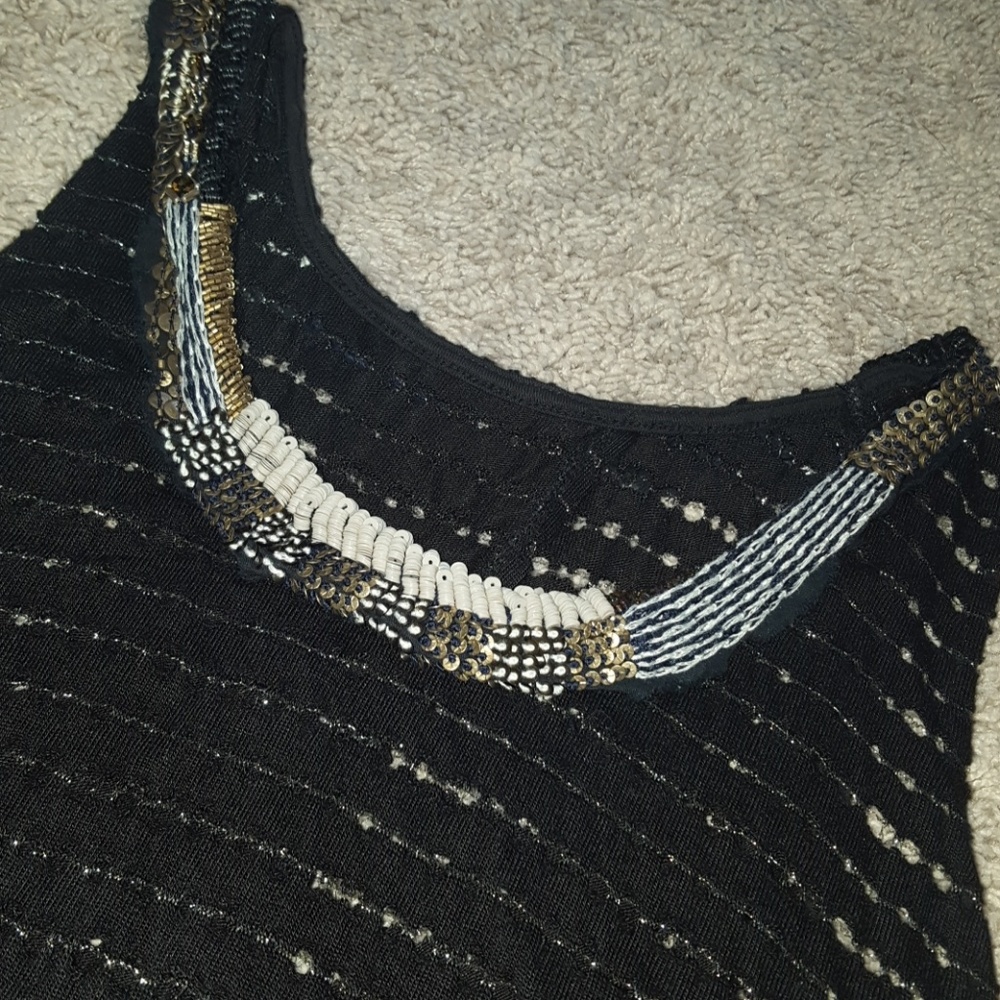 Free people beaded crop top